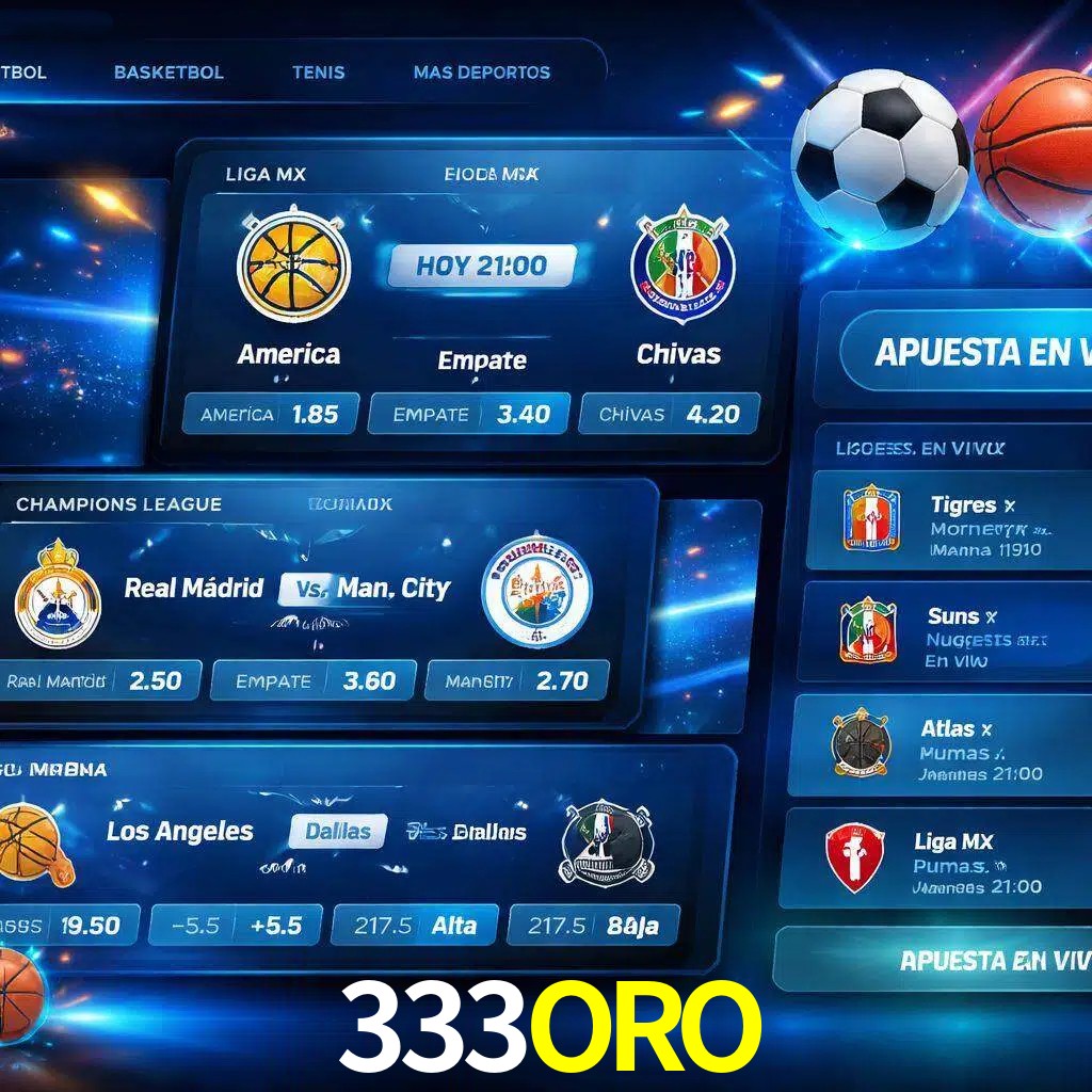 Mercados de apuestas deportivas 333ORO para jugadores en México